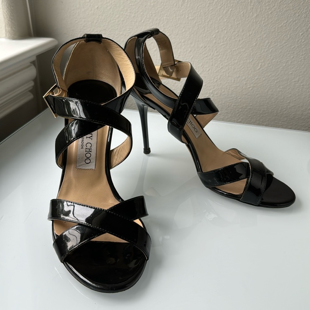 Jimmy Choo Classic Patten Leather Heels